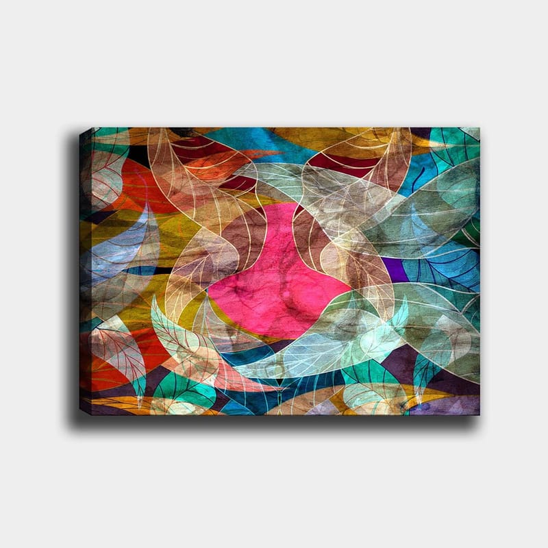 Dekorativ Canvasbilde 70x100 cm - Flerfarget - Interiør - Maleri & posters - Lerretsbilder
