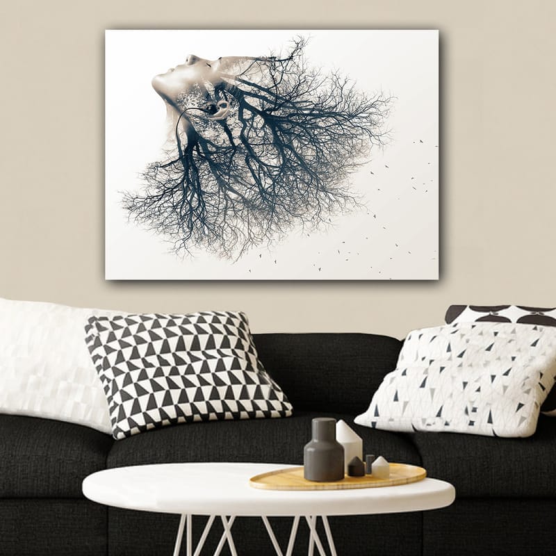 Dekorativ Canvasbilde 70x100 cm - Flerfarget - Interiør - Maleri & posters - Lerretsbilder