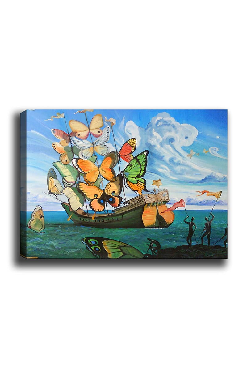 Dekorativ Canvasbilde 70x100 cm - Flerfarget - Interiør - Maleri & posters - Lerretsbilder