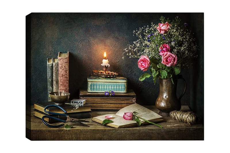 Dekorativ Canvasbilde 70x100 cm - Flerfarget - Interiør - Maleri & posters - Lerretsbilder