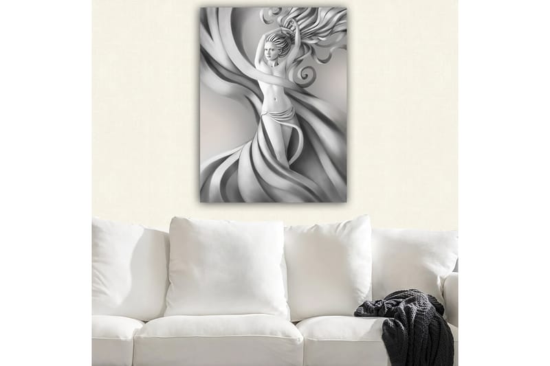 Dekorativ Canvasbilde 70x100 cm - Flerfarget - Interiør - Maleri & posters - Lerretsbilder