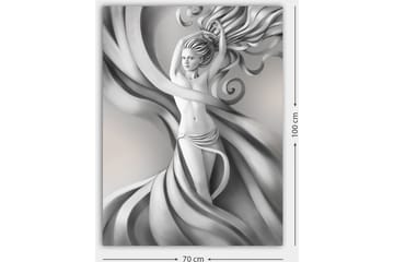 Dekorativ Canvasbilde 70x100 cm - Flerfarget - Interiør - Maleri & posters - Lerretsbilder