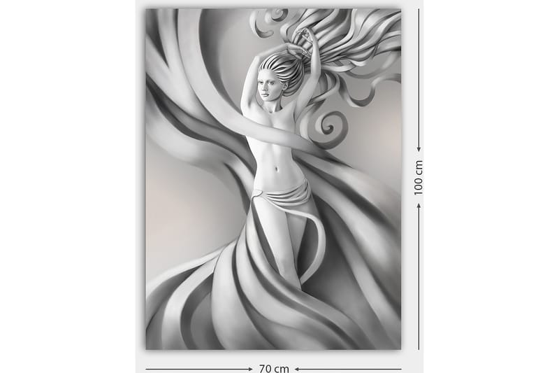 Dekorativ Canvasbilde 70x100 cm - Flerfarget - Interiør - Maleri & posters - Lerretsbilder
