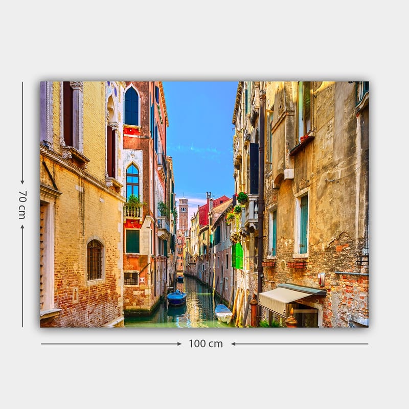 Dekorativ Canvasbilde 70x100 cm - Flerfarget - Interiør - Maleri & posters - Lerretsbilder
