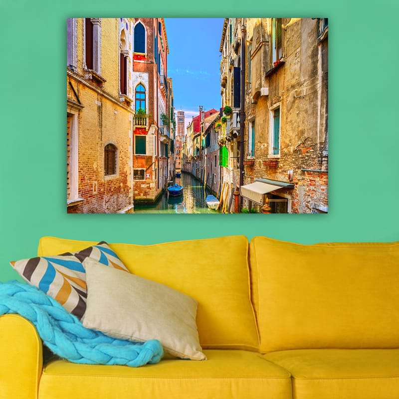 Dekorativ Canvasbilde 70x100 cm - Flerfarget - Interiør - Maleri & posters - Lerretsbilder