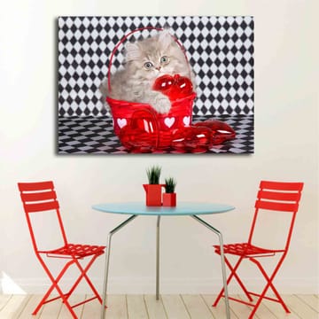 Dekorativ Canvasbilde 70x100 cm - Flerfarget - Interiør - Maleri & posters - Lerretsbilder