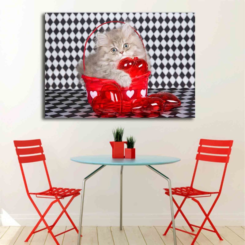 Dekorativ Canvasbilde 70x100 cm - Flerfarget - Interiør - Maleri & posters - Lerretsbilder