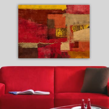 Dekorativ Canvasbilde 70x100 cm - Flerfarget - Interiør - Maleri & posters - Lerretsbilder