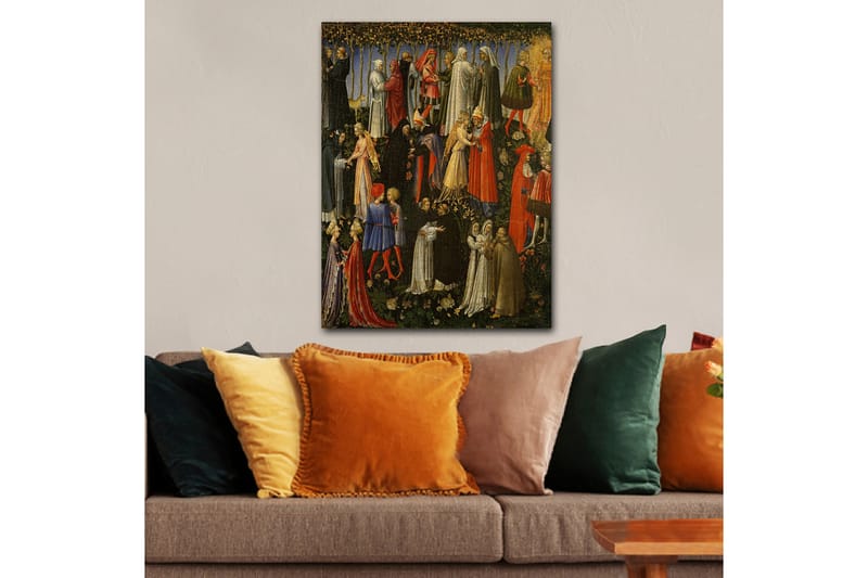 Dekorativ Canvasbilde 70x100 cm - Flerfarget - Interiør - Maleri & posters - Lerretsbilder