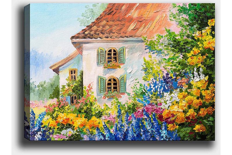 Dekorativ Canvasbilde 70x100 cm - Flerfarget - Interiør - Maleri & posters - Lerretsbilder