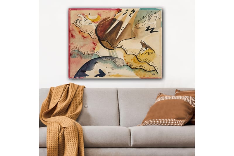 Dekorativ Canvasbilde 70x100 cm - Flerfarget - Interiør - Maleri & posters - Lerretsbilder