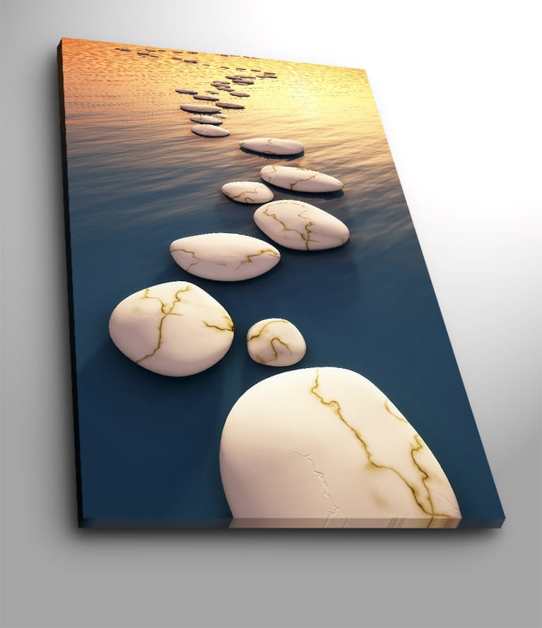 Dekorativ Canvasbilde 70x100 cm - Flerfarget - Interiør - Maleri & posters - Lerretsbilder