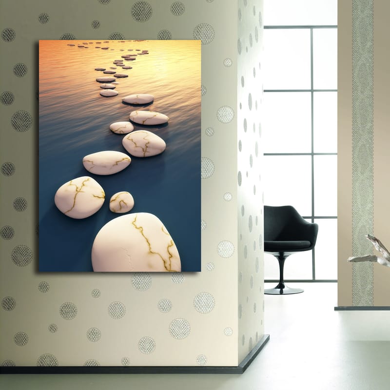 Dekorativ Canvasbilde 70x100 cm - Flerfarget - Interiør - Maleri & posters - Lerretsbilder