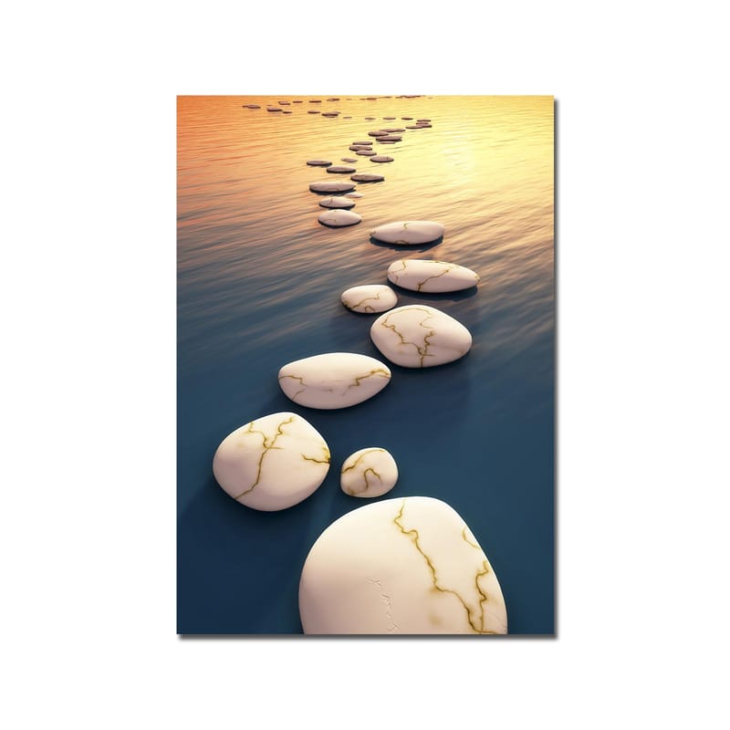 Dekorativ Canvasbilde 70x100 cm - Flerfarget - Interiør - Maleri & posters - Lerretsbilder