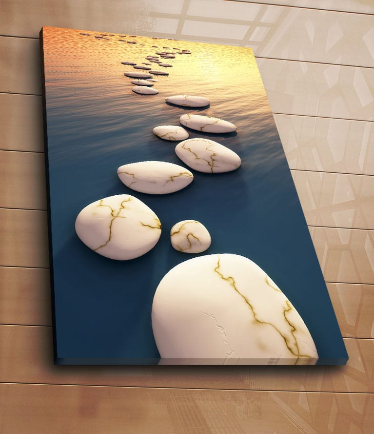 Dekorativ Canvasbilde 70x100 cm - Flerfarget - Interiør - Maleri & posters - Lerretsbilder