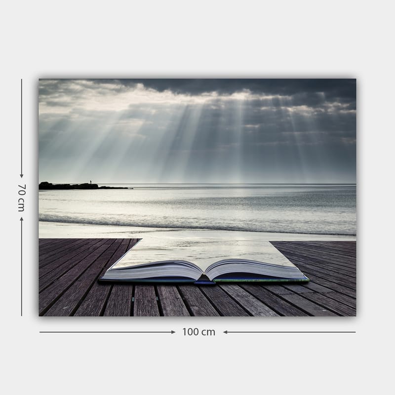 Dekorativ Canvasbilde 70x100 cm - Flerfarget - Interiør - Maleri & posters - Lerretsbilder