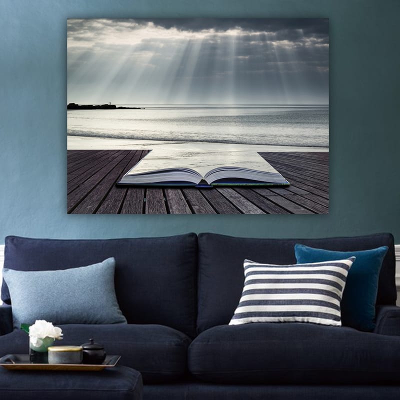Dekorativ Canvasbilde 70x100 cm - Flerfarget - Interiør - Maleri & posters - Lerretsbilder