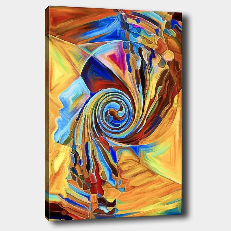 Dekorativ Canvasbilde 70x100 cm - Flerfarget - Interiør - Maleri & posters - Lerretsbilder