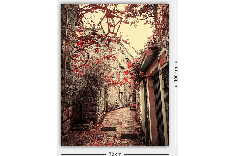 Dekorativ Canvasbilde 70x100 cm - Flerfarget - Interiør - Maleri & posters - Lerretsbilder