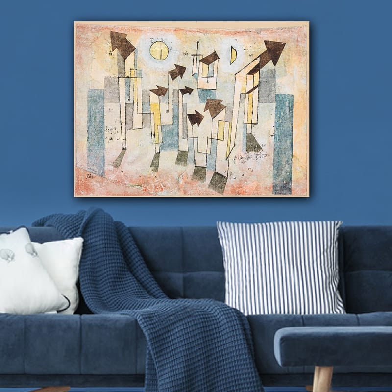 Dekorativ Canvasbilde 70x100 cm - Flerfarget - Interiør - Maleri & posters - Lerretsbilder