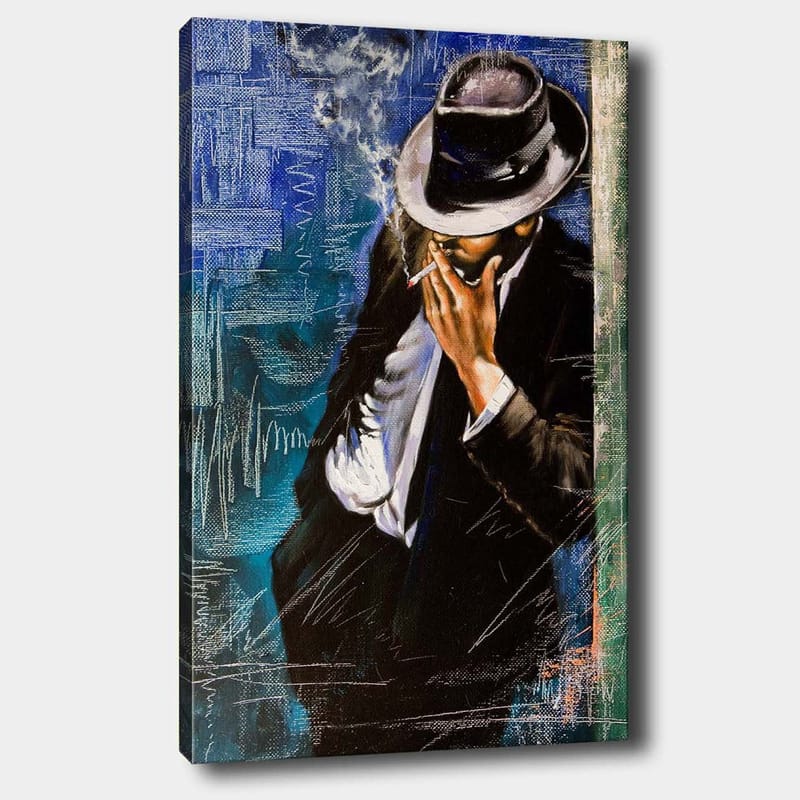 Dekorativ Canvasbilde 70x100 cm - Flerfarget - Interiør - Maleri & posters - Lerretsbilder