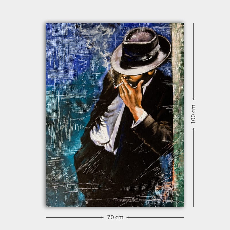 Dekorativ Canvasbilde 70x100 cm - Flerfarget - Interiør - Maleri & posters - Lerretsbilder