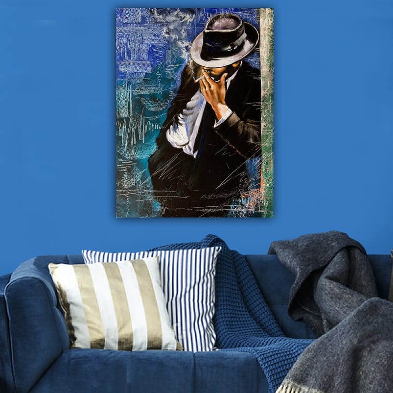 Dekorativ Canvasbilde 70x100 cm - Flerfarget - Interiør - Maleri & posters - Lerretsbilder