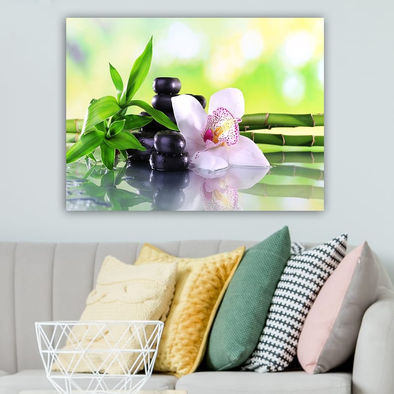 Dekorativ Canvasbilde 70x100 cm - Flerfarget - Interiør - Maleri & posters - Lerretsbilder