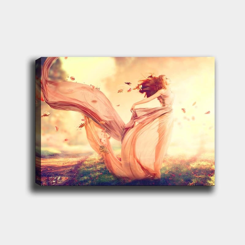 Dekorativ Canvasbilde 70x100 cm - Flerfarget - Interiør - Maleri & posters - Lerretsbilder