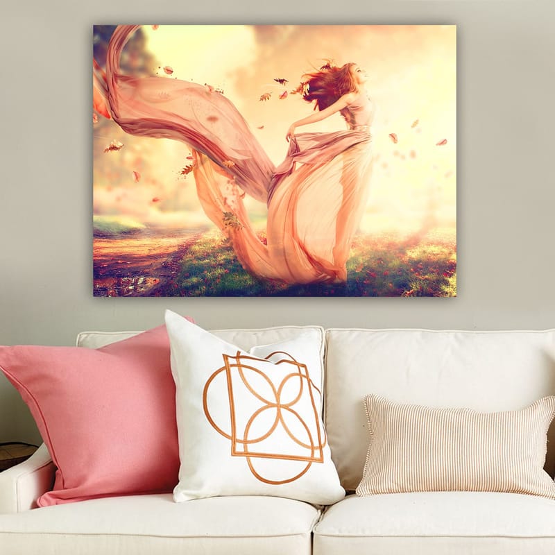 Dekorativ Canvasbilde 70x100 cm - Flerfarget - Interiør - Maleri & posters - Lerretsbilder