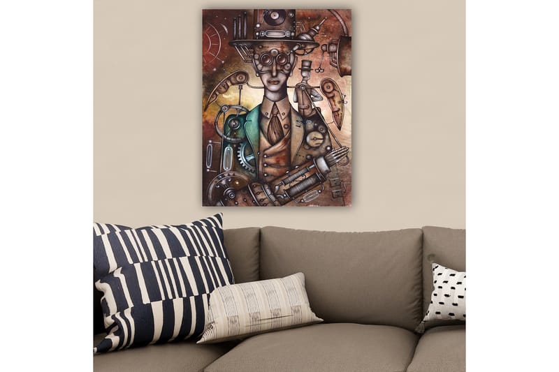 Dekorativ Canvasbilde 70x100 cm - Flerfarget - Interiør - Maleri & posters - Lerretsbilder
