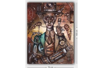 Dekorativ Canvasbilde 70x100 cm - Flerfarget - Interiør - Maleri & posters - Lerretsbilder