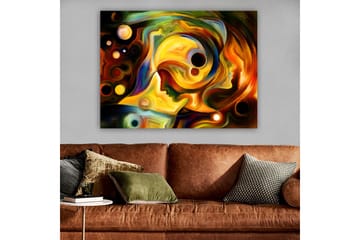 Dekorativ Canvasbilde 70x100 cm - Flerfarget - Interiør - Maleri & posters - Lerretsbilder