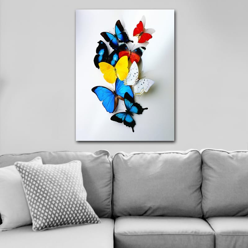 Dekorativ Canvasbilde 70x100 cm - Flerfarget - Interiør - Maleri & posters - Lerretsbilder