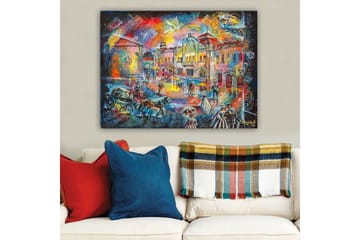 Dekorativ Canvasbilde 70x100 cm - Flerfarget - Interiør - Maleri & posters - Lerretsbilder