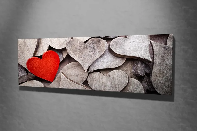 Dekorativ Canvasbilde - Flerfarget - Interiør - Maleri & posters - Lerretsbilder