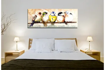 Dekorativ Canvasbilde - Flerfarget - Interiør - Maleri & posters - Lerretsbilder