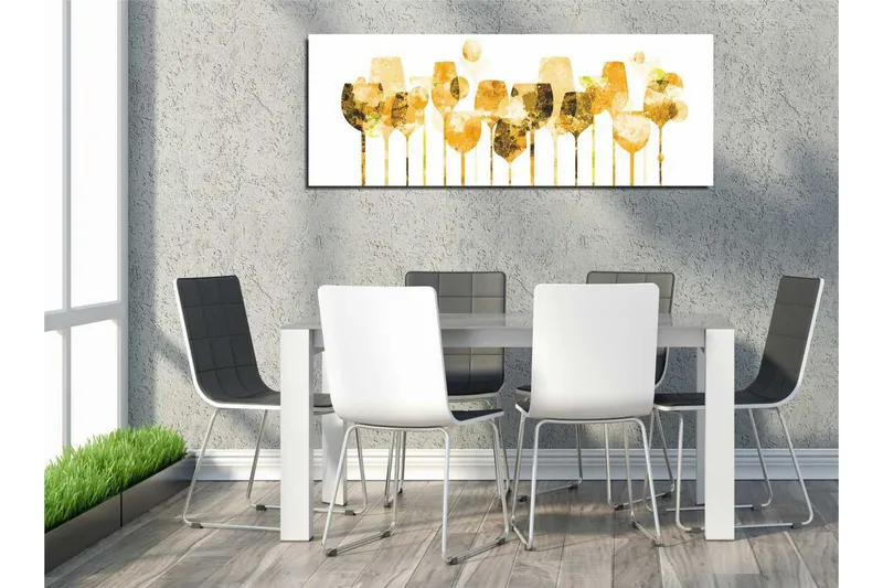 Dekorativ Canvasbilde - Flerfarget - Interiør - Maleri & posters - Lerretsbilder