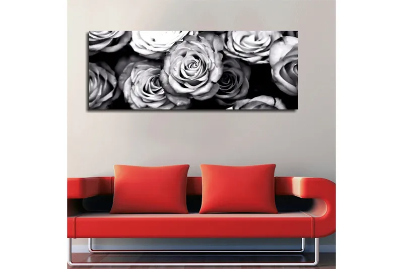 Dekorativ Canvasbilde - Flerfarget - Interiør - Maleri & posters - Lerretsbilder