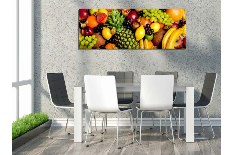 Dekorativ Canvasbilde - Flerfarget - Interiør - Maleri & posters - Lerretsbilder