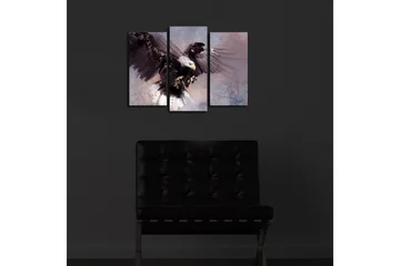 Dekorativ Canvasbilde LED-belysning 3 Deler - Flerfarget - Interiør - Maleri & posters - Lerretsbilder