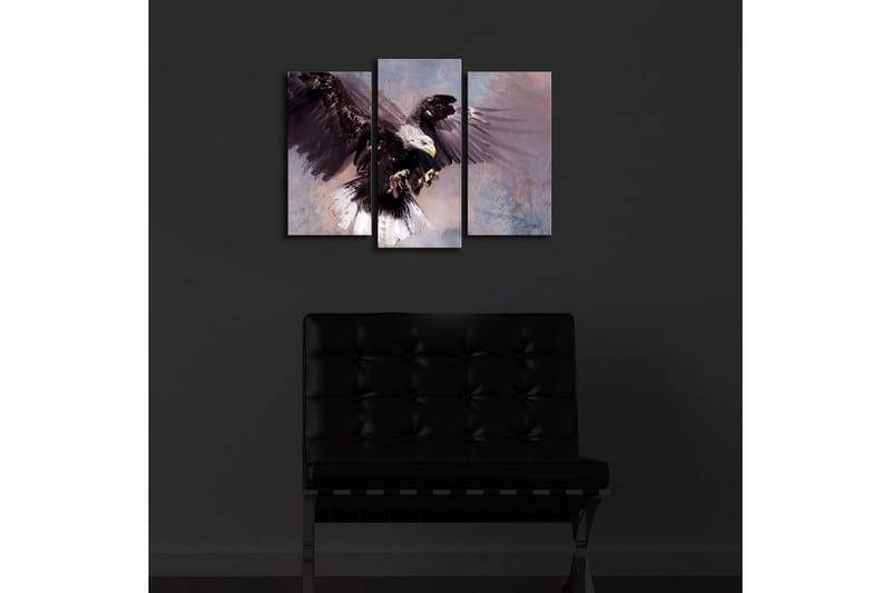 Dekorativ Canvasbilde LED-belysning 3 Deler - Flerfarget - Interiør - Maleri & posters - Lerretsbilder