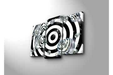 Dekorativ Canvasbilde LED-belysning 3 Deler - Flerfarget - Interiør - Maleri & posters - Lerretsbilder