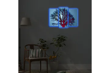 Dekorativ Canvasbilde LED-belysning 3 Deler - Flerfarget - Interiør - Maleri & posters - Lerretsbilder