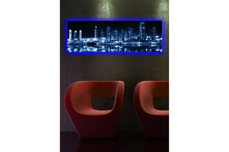 Dekorativ Canvasbilde LED-belysning - Flerfarget - Interiør - Maleri & posters - Lerretsbilder