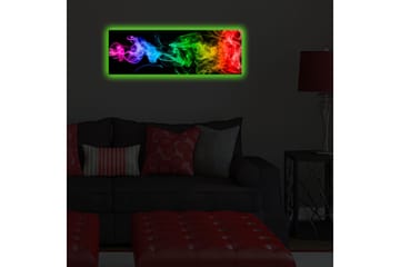 Dekorativ Canvasbilde LED-belysning - Flerfarget - Interiør - Maleri & posters - Lerretsbilder