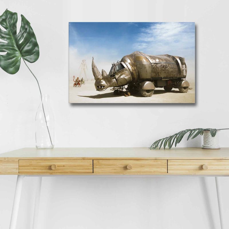 Dekorativ Canvasbilde med LED 45x70 cm - Flerfarget - Interiør - Maleri & posters - Lerretsbilder