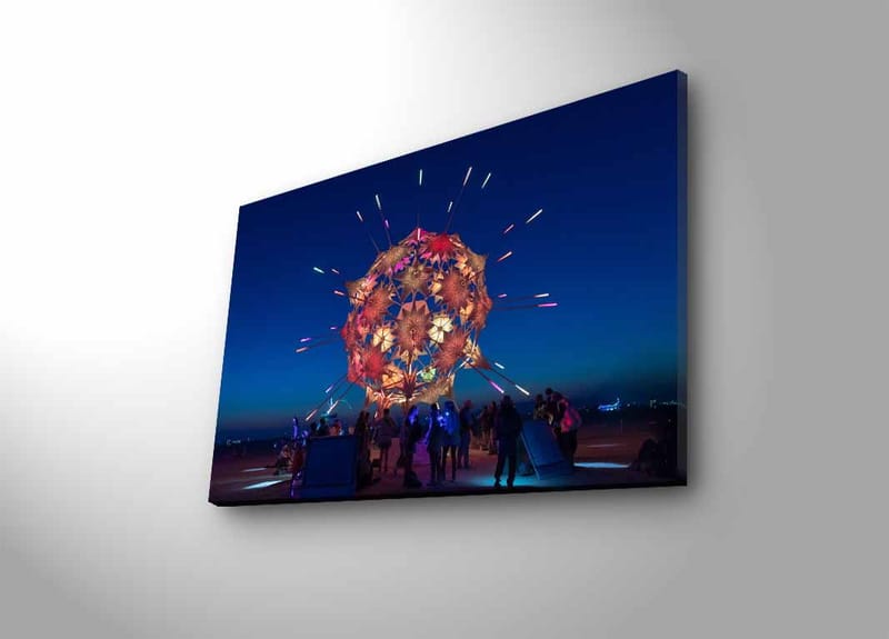 Dekorativ Canvasbilde med LED 45x70 cm - Flerfarget - Interiør - Maleri & posters - Lerretsbilder
