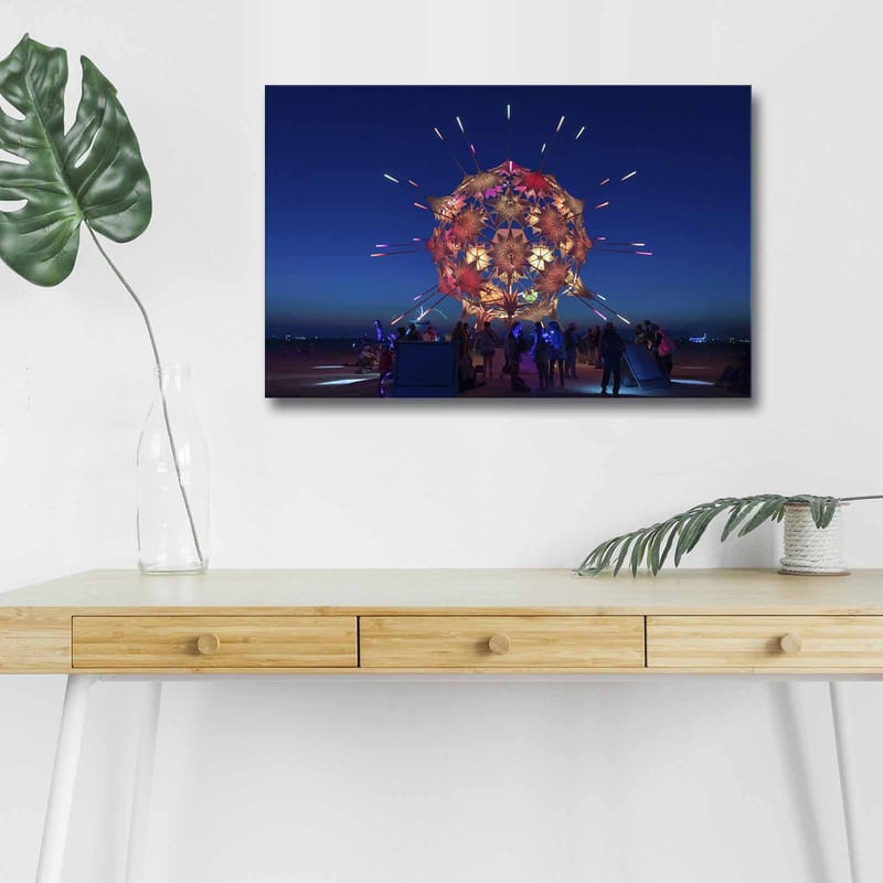 Dekorativ Canvasbilde med LED 45x70 cm - Flerfarget - Interiør - Maleri & posters - Lerretsbilder
