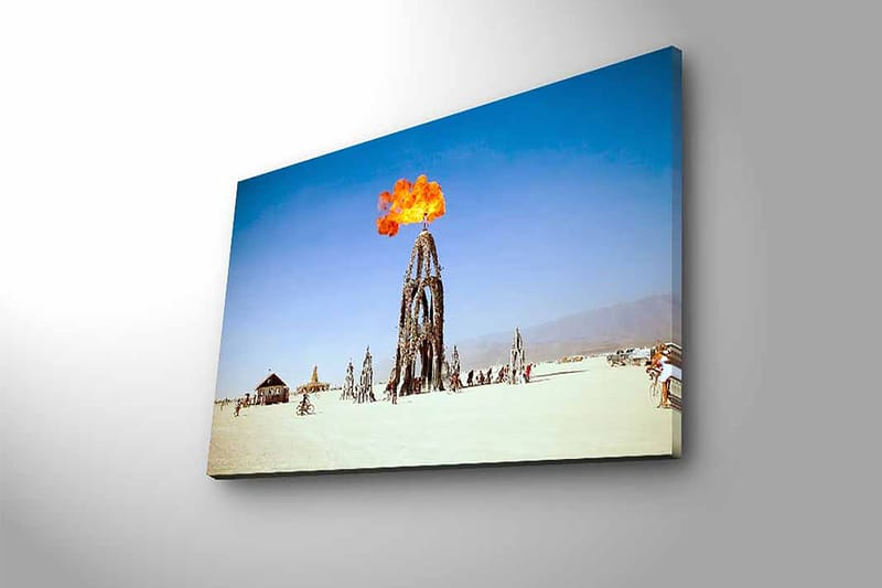 Dekorativ Canvasbilde med LED 45x70 cm - Flerfarget - Interiør - Maleri & posters - Lerretsbilder